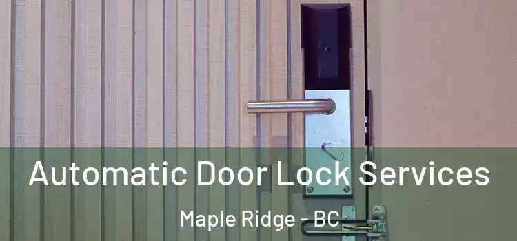  Automatic Door Lock Services Maple Ridge - BC